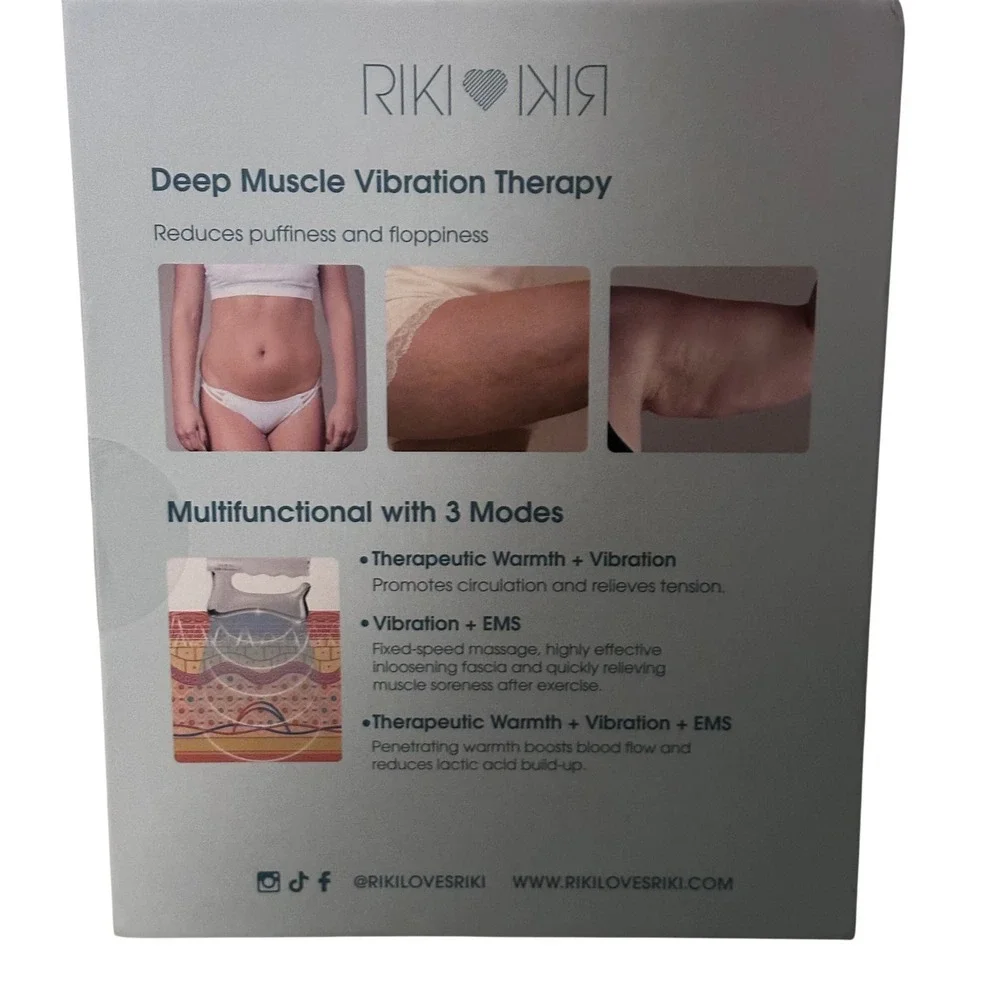 RIKI SCULPTOR Full Body Contouring Device Deep‎ Muscle Vibration Therapy NEW
